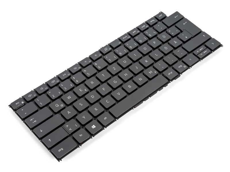 TTP0C Dell Inspiron 7400/7405/7490 GERMAN Backlit Keyboard (Grey) - 0TTP0C-1