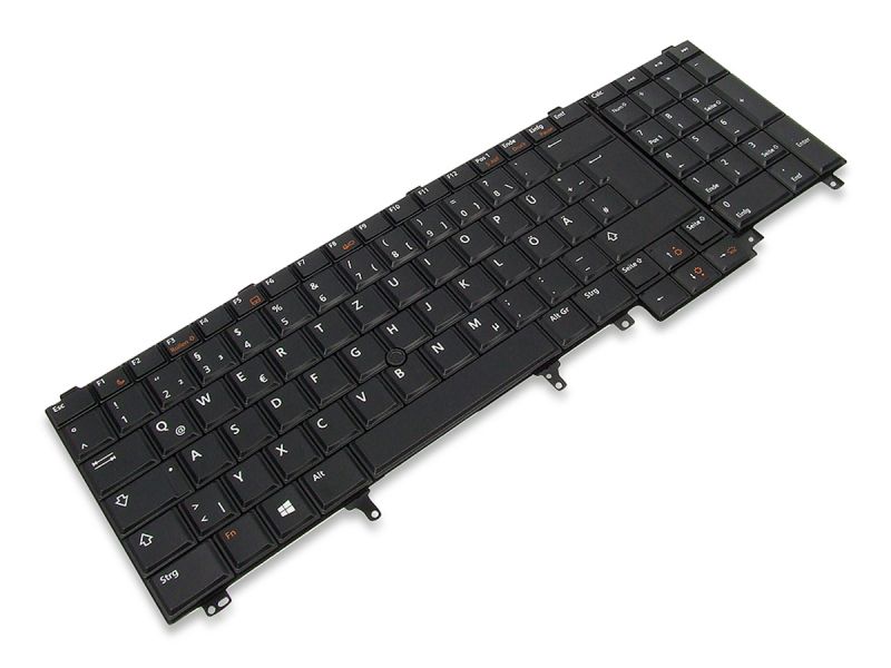 7T434 Dell Precision M4600/M4700 GERMAN WIN8/10 Backlit Keyboard - 07T434-2