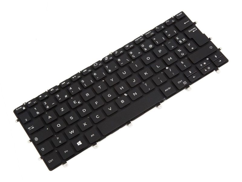 K2NCP Dell XPS 9370/9380/7390 FRENCH Backlit Keyboard BLACK - 0K2NCP-2