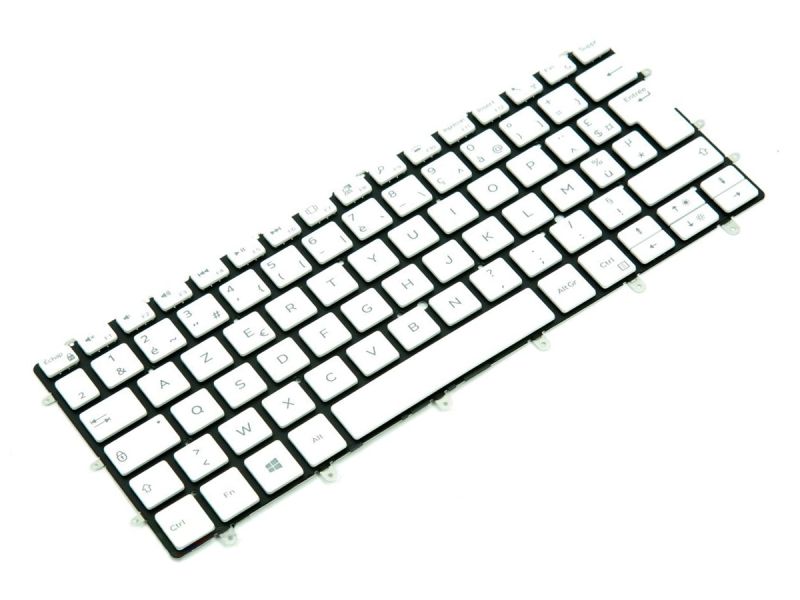 GM4FH Dell XPS 9370/9380/7390 FRENCH Backlit Keyboard WHITE - 0GM4FH-2