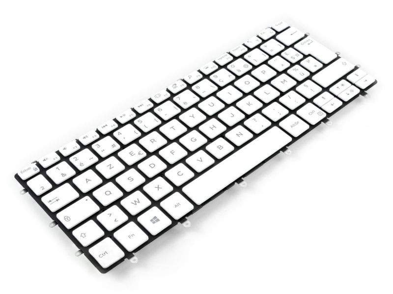 NVNW2 Dell XPS 9370/9380/7390 FRENCH Backlit Keyboard WHITE - 0NVNW2-3