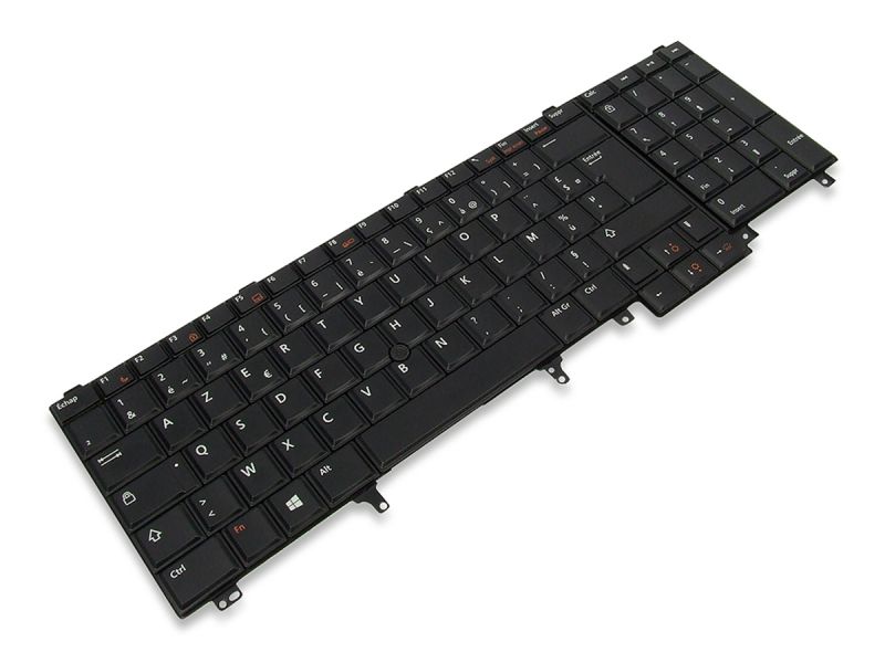 7T435 Dell Precision M4600/M4700 FRENCH WIN8/10 Backlit Keyboard - 07T435-2
