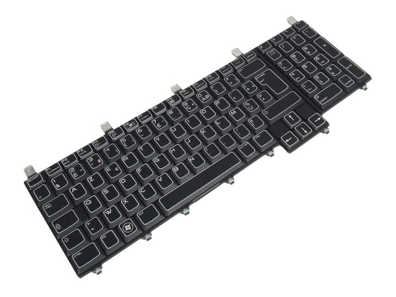 H458R Dell Alienware M18x R1/R2 FRENCH Keyboard with AlienFX LED - 0H458R-2