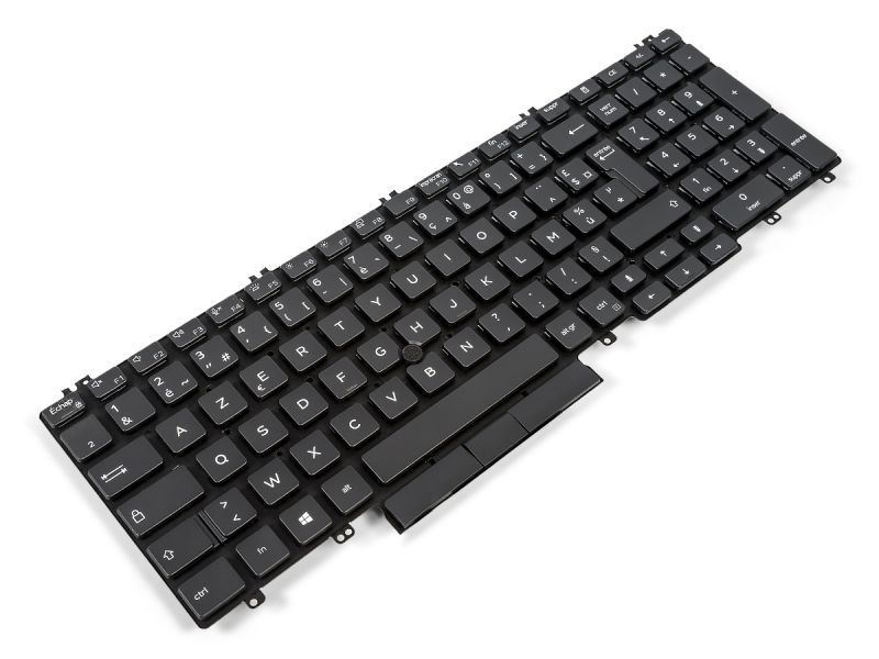 WMCDP Dell Latitude 5500 / 5501 / 5510 / 5511 Dual Point FRENCH Backlit Keyboard - 0WMCDP-1