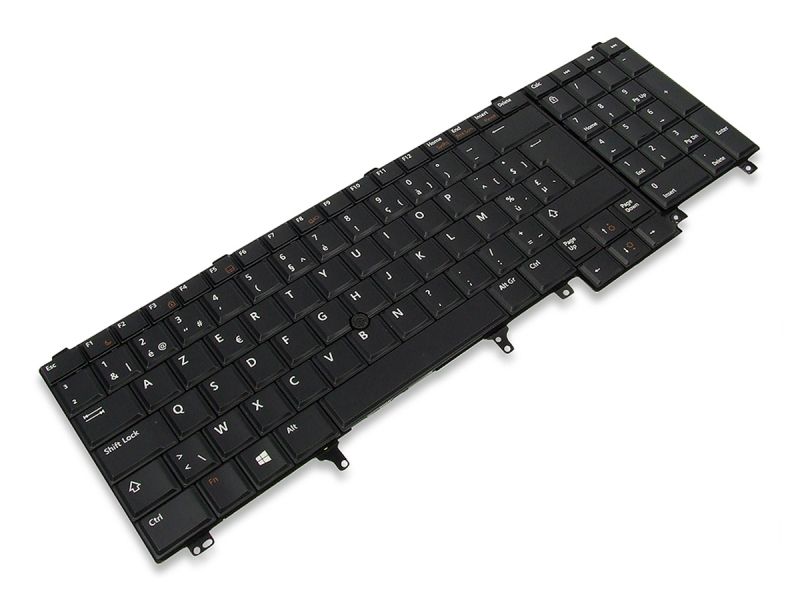 7C561 Dell Precision M4600/M4700 BELGIAN WIN8/10 Keyboard - 07C561-2