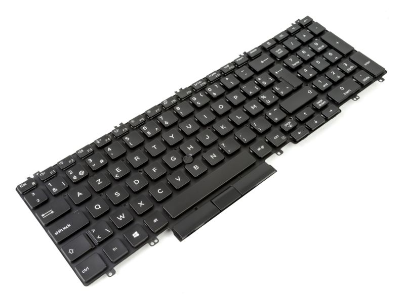 VPY1D Dell Precision 3540 / 3541 / 3550 / 3551 Dual Point BELGIAN Backlit Keyboard - 0VPY1D-3