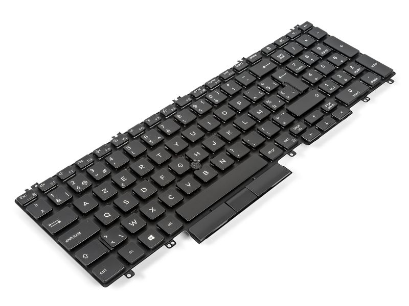 TFC98 Dell Precision 3540 / 3541 / 3550 / 3551 Dual Point BELGIAN Backlit Keyboard - 0TFC98-3