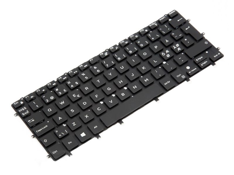 KMCCX Dell XPS 9343/9350/9360 NORDIC Backlit Keyboard - 0KMCCX-2