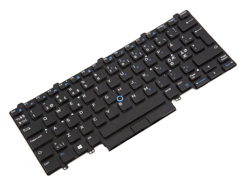 7TNDW Dell Latitude E7450/E7470/7480/7490 Dual Point NORDIC Backlit Keyboard - 07TNDW-2