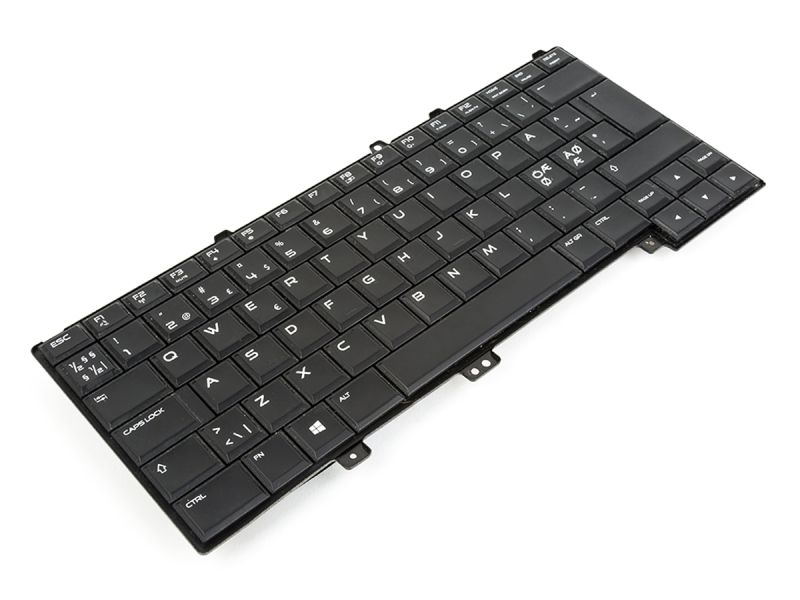D587X Dell Alienware 13-R1/R2 & 15-R1/R2 NORDIC Keyboard with AlienFX LED - 0D587X-2