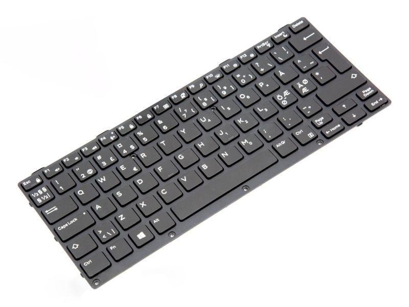 7P1J2 Dell Latitude 7404/7414/7424 Rugged Extreme NORDIC Backlit Keyboard - 07P1J2-3