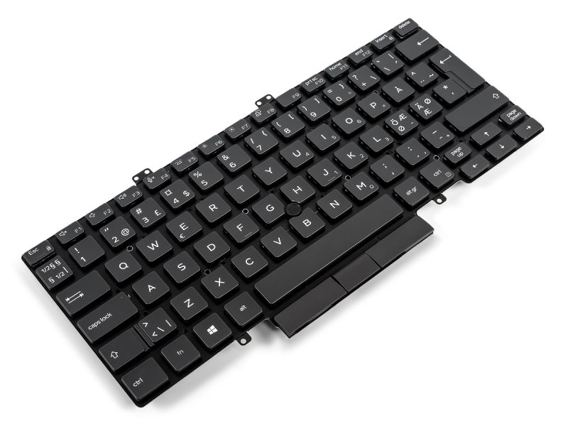 KN6NF Dell Latitude 5400/5401/5410 /5411 Dual Point NORDIC Backlit Keyboard - 0KN6NF-1