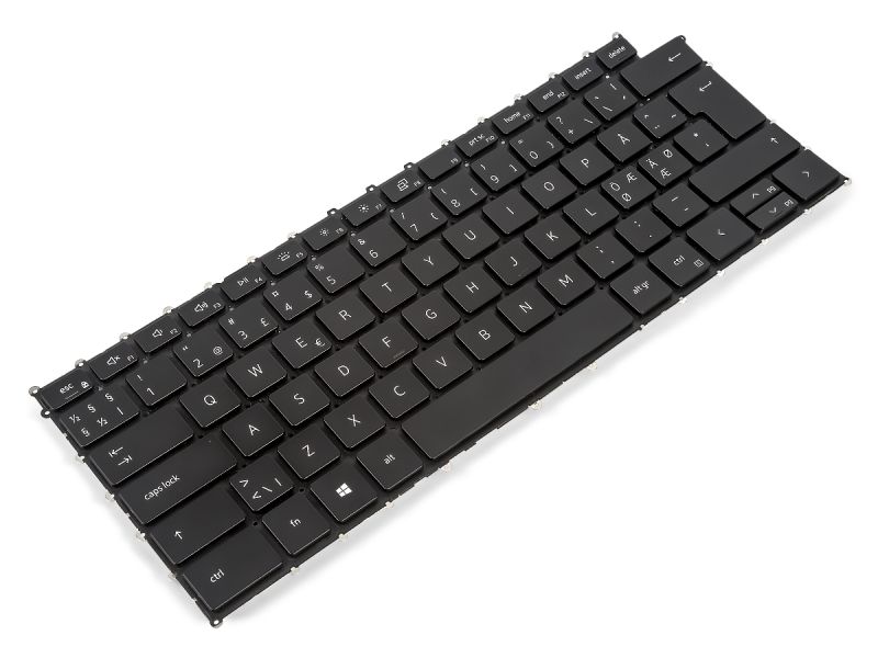 H2GJT Dell Precision 5550/5560 NORDIC Backlit Keyboard Black - 0H2GJT-1