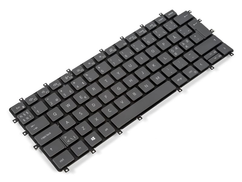 HW7KV Dell Latitude 9510/9520 NORDIC Backlit Keyboard - 0HW7KV-1