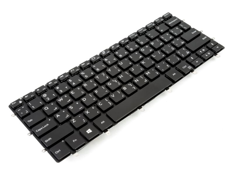 J6GKY Dell XPS 9370/9380/7390 ARABIC Backlit Keyboard BLACK - 0J6GKY-3
