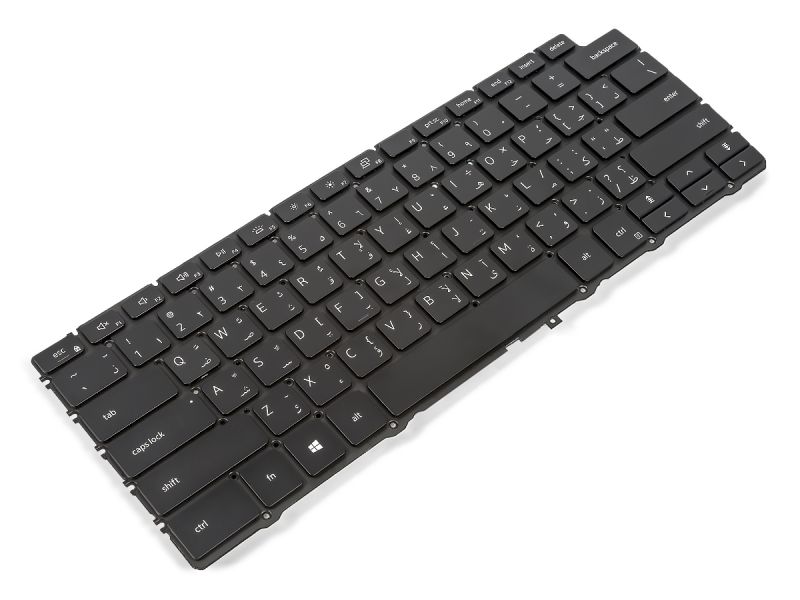 1CDHR Dell XPS 7390/9310 2-in-1 ARABIC Backlit Keyboard BLACK - 01CDHR-1