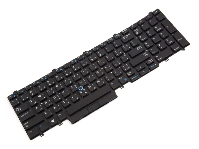 HHXH7 Dell Latitude E5550/E5570/5580/5590 ARABIC Backlit Keyboard - 0HHXH7-2