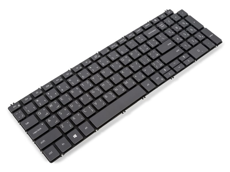 01F84 Dell Vostro 3500/3501/7500/7590 ARABIC Backlit Keyboard - 001F84-1