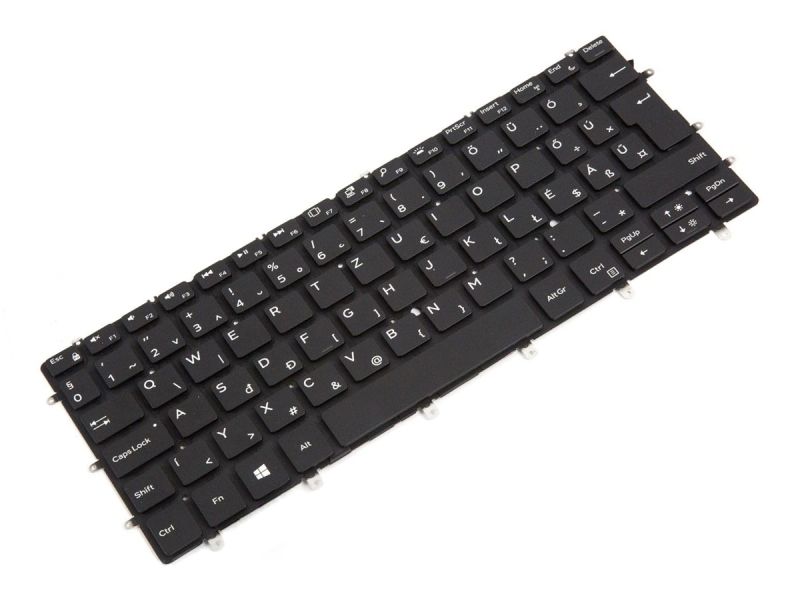FJCP8 Dell XPS 9370/9380/7390 HUNGARIAN Backlit Keyboard BLACK - 0FJCP8-2
