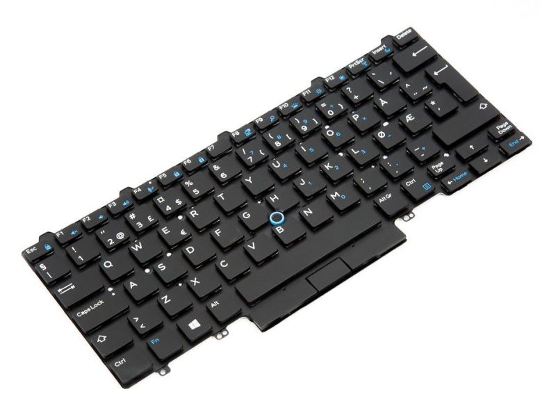 G0YDM Dell Latitude E7450/E7470/7480/7490 Dual Point NORWEGIAN Backlit Keyboard - 0G0YDM-2