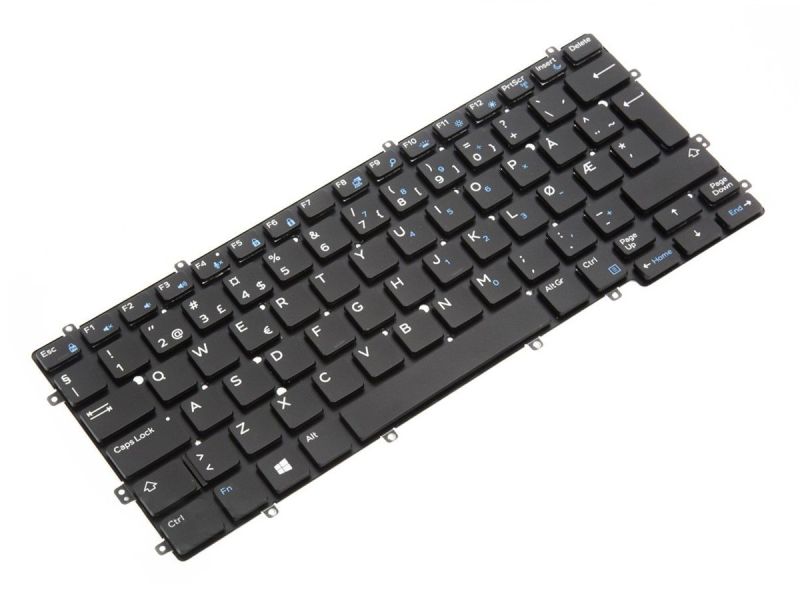 GXH77 Dell Latitude 7370 NORWEGIAN Backlit Keyboard - 0GXH77-2