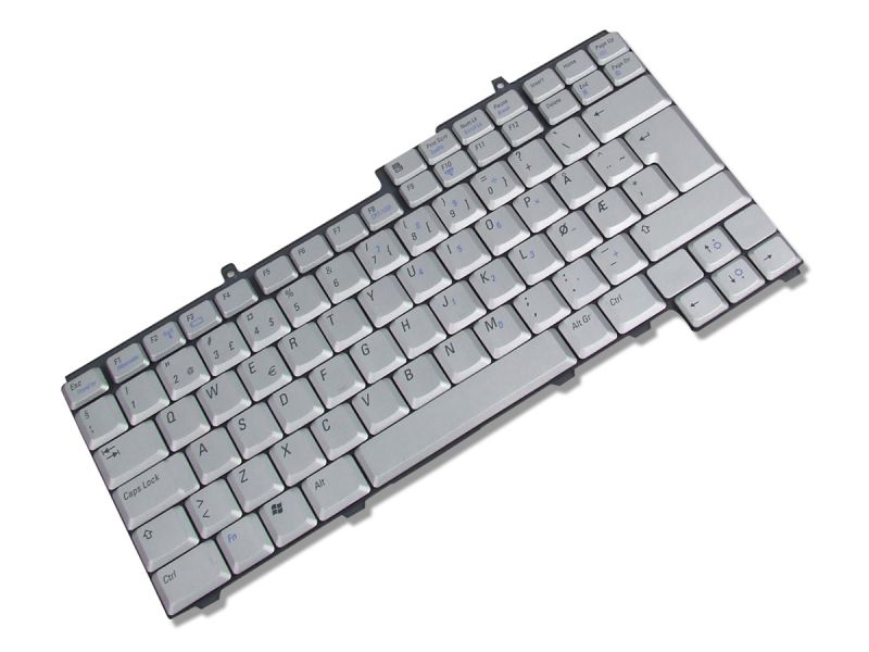 WG355 Dell XPS M1710 NORWEGIAN Silver Keyboard - 0WG355-1