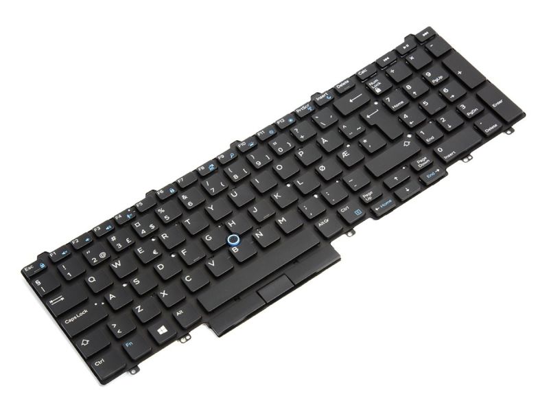 CFRG6 Dell Precision 3510/3520/3530 NORWEGIAN Backlit Keyboard - 0CFRG6-3