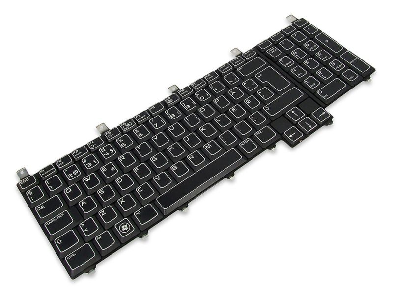 H459R Dell Alienware M18x R1/R2 NORWEGIAN Keyboard with AlienFX LED - 0H459R-2