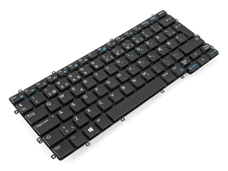 42CPM Dell Latitude 7370 DANISH Backlit Keyboard - 042CPM-3
