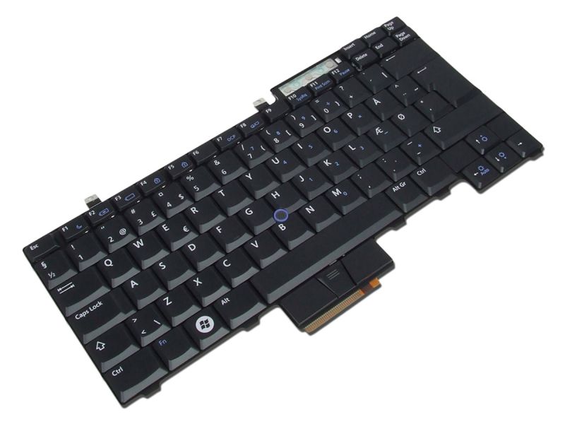 FU942 Dell Latitude E5400/E5410/E5500/E5510 DANISH Dual Point Keyboard - 0FU942-1