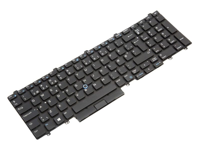 TJRT4 Dell Precision 3510/3520/3530 DANISH Backlit Keyboard - 0TJRT4-2