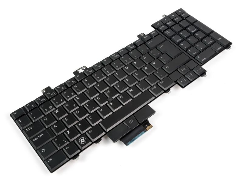D624F Dell Precision M6400/M6500 DANISH Backlit Keyboard - 0D624F-1