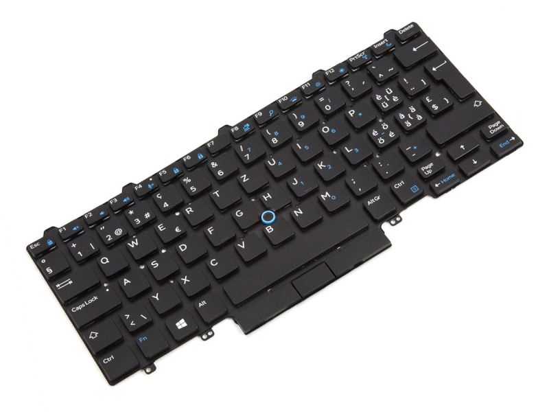 6C1VG Dell Latitude E7450/E7470/7480/7490 Dual Point SWISS Backlit Keyboard - 06C1VG-2