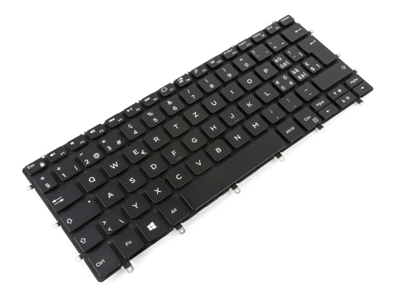 5JYGK Dell XPS 9370/9380/7390 SWISS Backlit Keyboard BLACK - 05JYGK-3