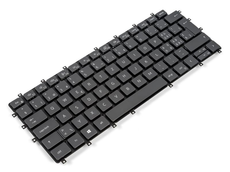 N02N9 Dell Latitude 9510/9520 SWISS Backlit Keyboard - 0N02N9-1