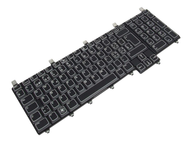X12WG Dell Alienware M18x R1/R2 SWISS Keyboard with AlienFX LED - 0X12WG-2