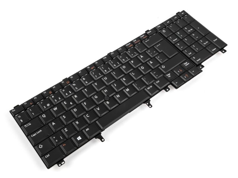 7C557 Dell Precision M4600/M4700 SWEDISH/FINNISH WIN8/10 Keyboard - 07C557-1