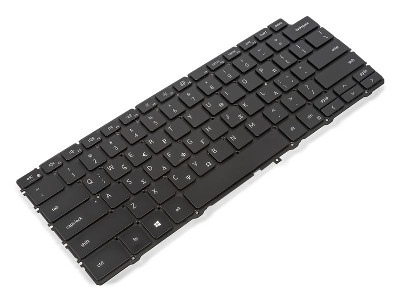 4P8Y2 Dell XPS 7390/9310 2-in-1 GREEK Backlit Keyboard BLACK - 04P8Y2-1