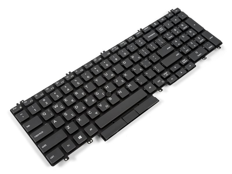 TJ8T3 Dell Latitude 5500 / 5501 / 5510 / 5511 Dual Point GREEK Backlit Keyboard - 0TJ8T3-1