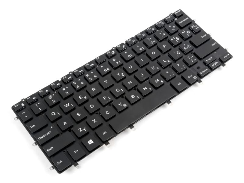 XXXXX Dell XPS 9343/9350/9360 SOUTH SLAVIC LATIN Backlit Keyboard - 0XXXXX -1