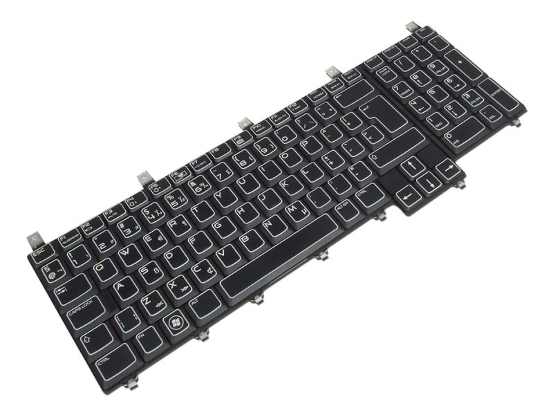 8N0TM Dell Alienware M18x R1/R2 DUTCH Keyboard with AlienFX LED - 08N0TM-2