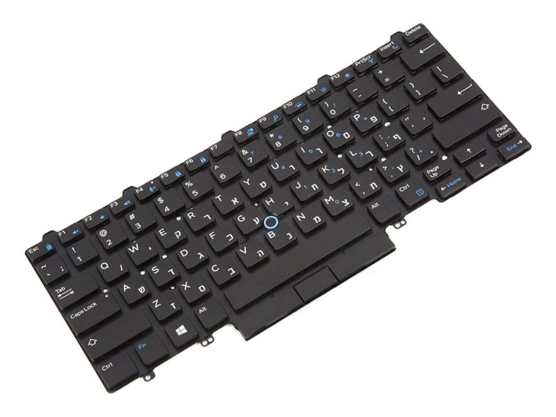 NVGY3 Dell Latitude E7450/E7470/7480/7490 Dual Point HEBREW Backlit Keyboard - 0NVGY3-2