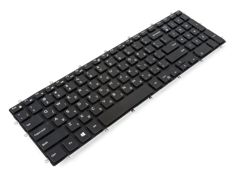 TX7F9 Dell Inspiron 5565/5567/5570/5575 HEBREW Keyboard - 0TX7F9-3