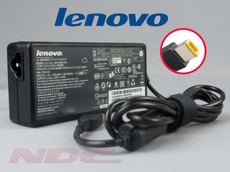 Genuine 135W Lenovo Square Tip