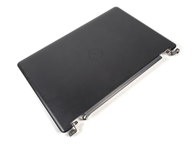 Dell Latitude E5550 Laptop LCD Lid Cover (Black) + Hinges + Wireless Cables - 003CN5