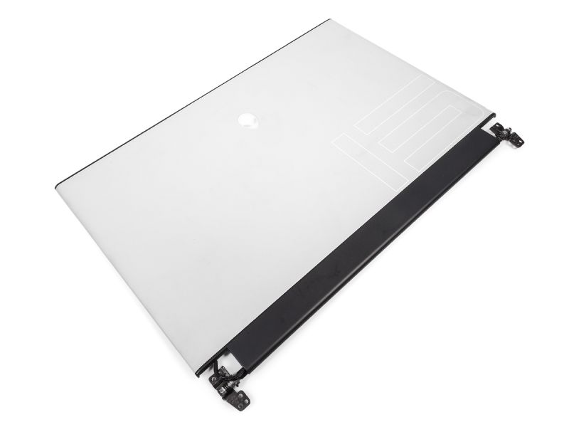 Dell Alienware M15 R2 Laptop LCD Lid Cover (Silver) + Hinges + Wireless Cables - 021MXM (B)
