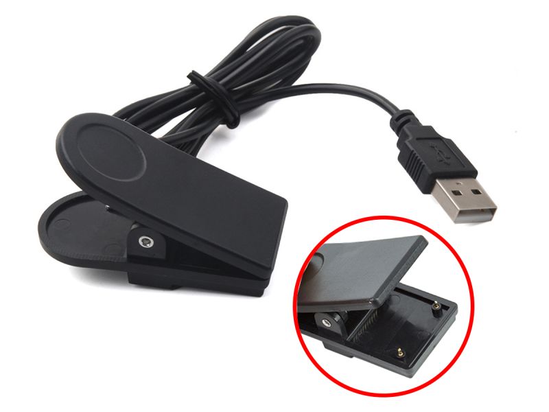 1m Garmin Forerunner 310XT/405/410/910XT USB Charging Cable/Charger Clip