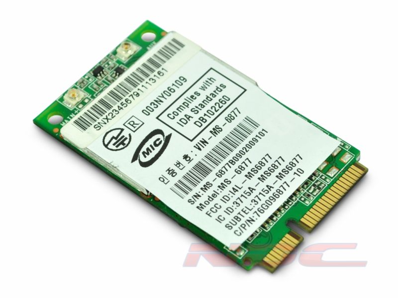 MSI/Ralink MS-6877 Mini PCI-Express Wireless Card MSI