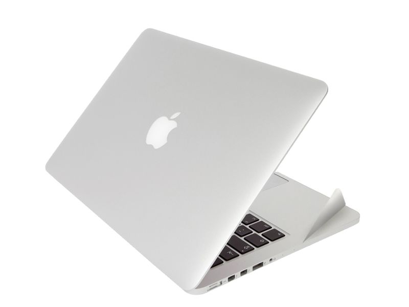 MacBook Pro Retina 13 A1502/A1425 4pc Protective Vinyl Sticker Skin Guard - Silver