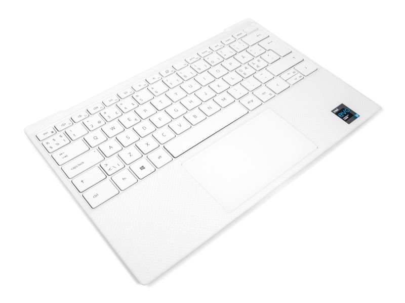Dell XPS 9300/9310 White Palmrest/Touchpad & NORDIC Backlit Keyboard - 04Y7N2 + YMM9F (P5VRD)